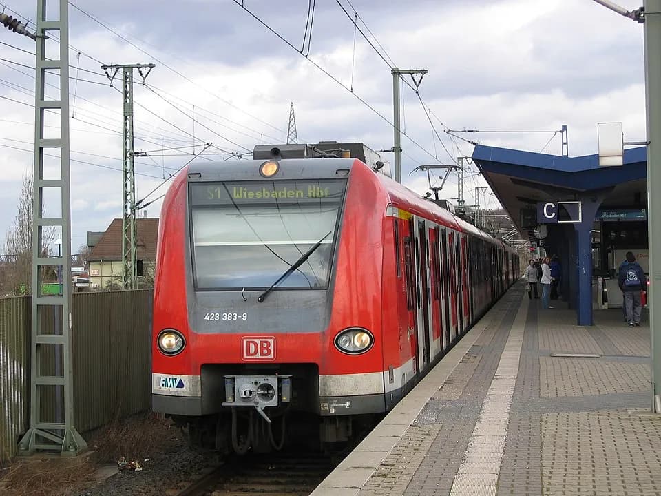 S-Bahn-Anschluss über wichtige Knotenpunkte