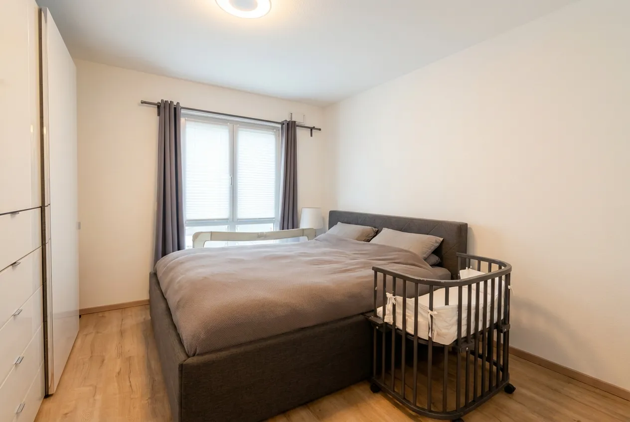 Das Schlafzimmer – ein stilvoller Rückzugsort zum Ankommen und Abschalten.