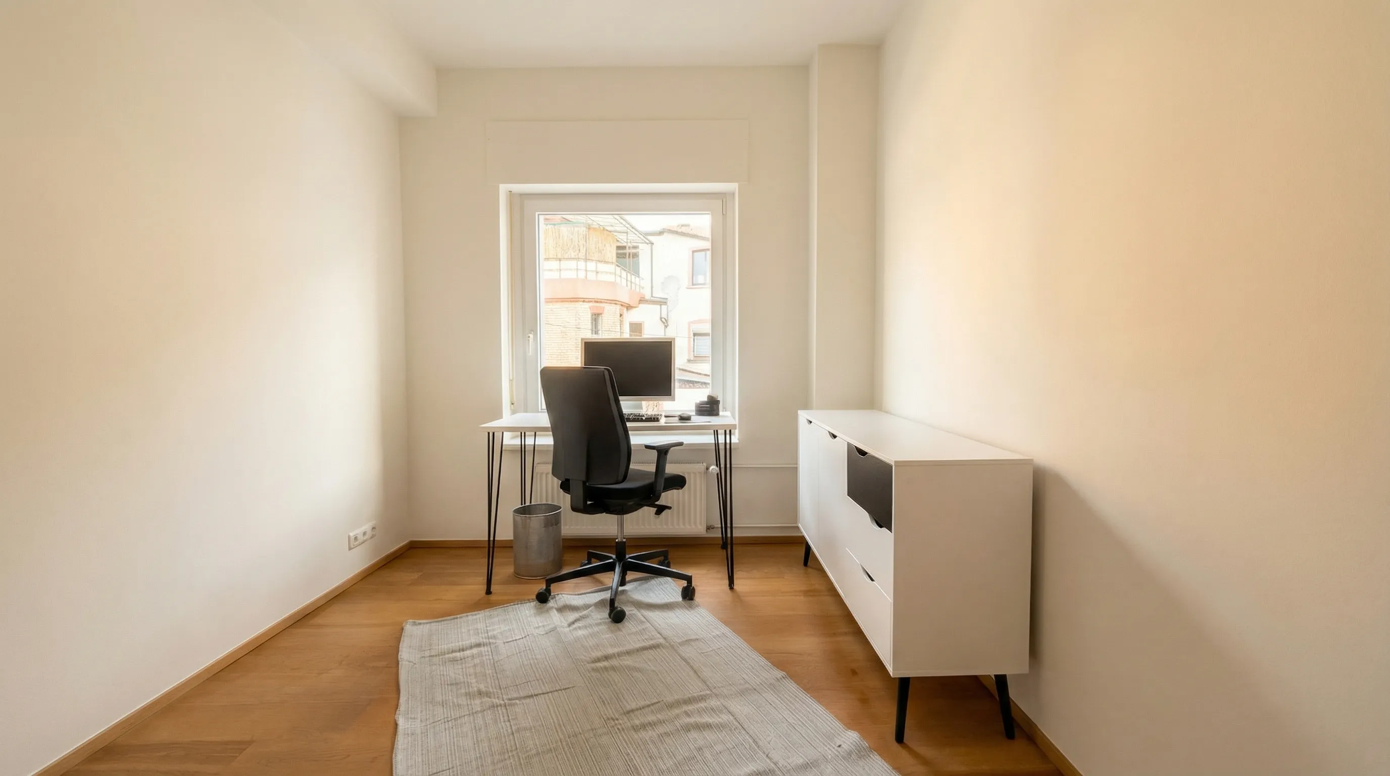 Flexibel nutzbar – ideal als Homeoffice, Gäste- oder Arbeitszimmer.