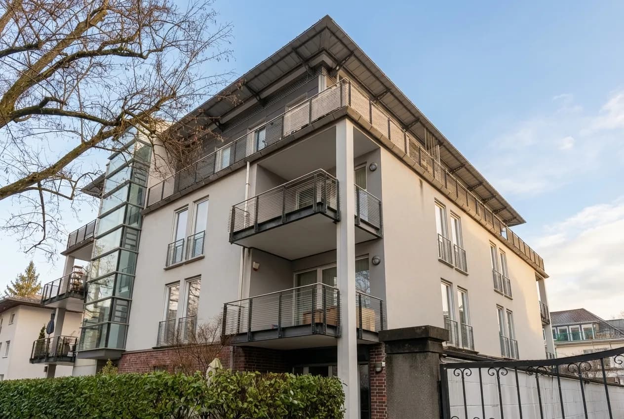 Die Architektur – Penthousecharakter schon beim Ankommen.